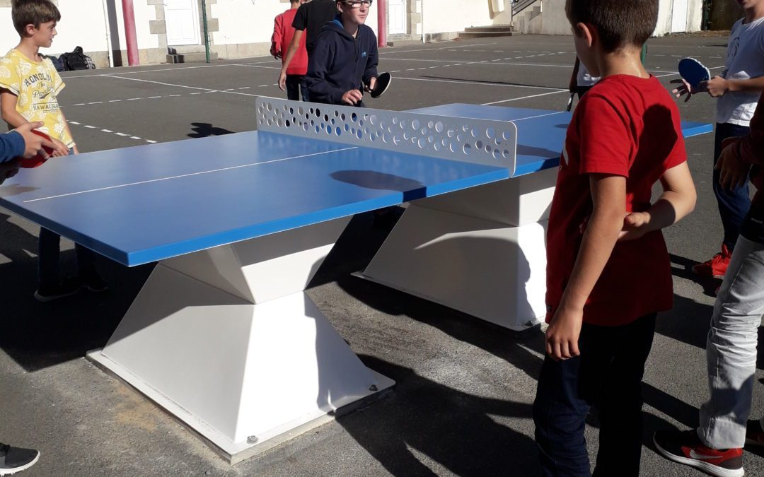 Nouvelle table de ping-pong