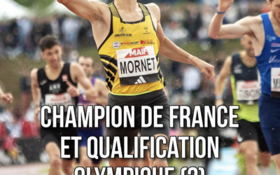 Romain Mornet champion de France du 1500m